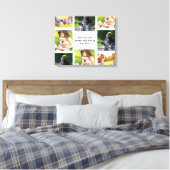 Maak uw eigen fotocollage en tekst canvas afdruk (Insitu (Slaapkamer))