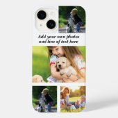 Maak uw eigen fotocollage en tekst Case-Mate iPhone case (Achterkant)