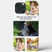 Maak uw eigen fotocollage en tekst Case-Mate iPhone case (Achterkant)