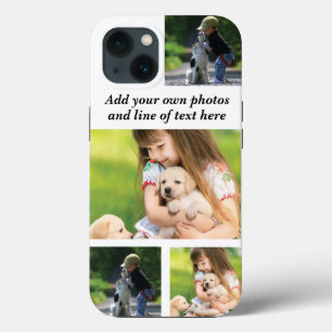 Maak uw eigen fotocollage en tekst Case-Mate iPhone case