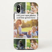Maak uw eigen fotocollage en tekst Case-Mate iPhone case (Achterkant)