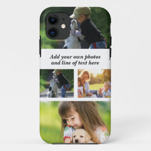 Maak uw eigen fotocollage en tekst Case-Mate iPhone case
