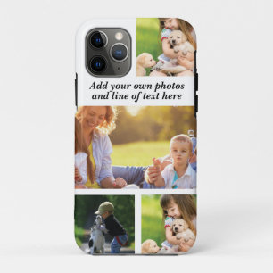 Maak uw eigen fotocollage en tekst Case-Mate iPhone case