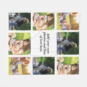 Maak uw eigen fotocollage en tekst fleece deken (Voorkant (Horizontaal))