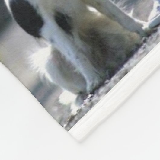 Maak uw eigen fotocollage en tekst fleece deken (Hoek)