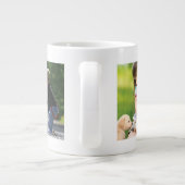 Maak uw eigen fotocollage en tekst grote koffiekop (Achterkant)