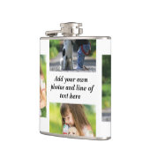 Maak uw eigen fotocollage en tekst heupfles (Links)