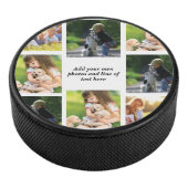 Maak uw eigen fotocollage en tekst hockey puck (3/4)