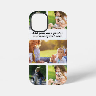 Maak uw eigen fotocollage en tekst iPhone 12 mini hoesje