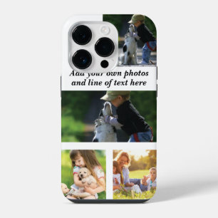 Maak uw eigen fotocollage en tekst iPhone 14 plus hoesje