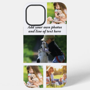 Maak uw eigen fotocollage en tekst iPhone 12 pro max hoesje