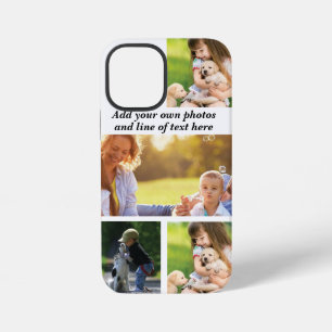 Maak uw eigen fotocollage en tekst iPhone 12 mini hoesje