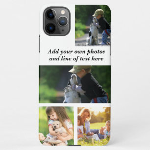 Maak uw eigen fotocollage en tekst iPhone 11Pro max hoesje