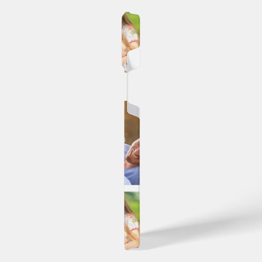 Maak uw eigen fotocollage en tekst iPhone hoesje (Linkerkant)