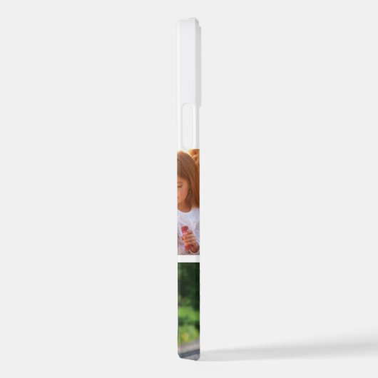 Maak uw eigen fotocollage en tekst iPhone hoesje (Rechterkant)