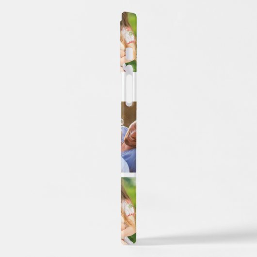 Maak uw eigen fotocollage en tekst iPhone hoesje (Linkerkant)