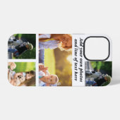 Maak uw eigen fotocollage en tekst iPhone hoesje (Achterkant horizontaal)