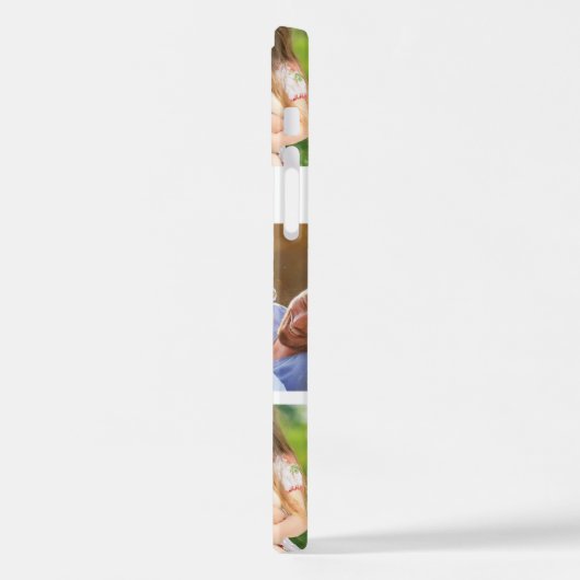 Maak uw eigen fotocollage en tekst iPhone hoesje (Linkerkant)