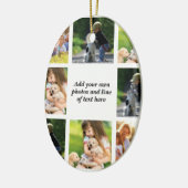 Maak uw eigen fotocollage en tekst keramisch ornament (Links)