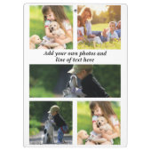 Maak uw eigen fotocollage en tekst klembord (Achterkant)