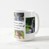 Maak uw eigen fotocollage en tekst koffiemok (Voorkant rechts)