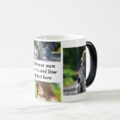 Maak uw eigen fotocollage en tekst magische mok (Voorkant rechts)