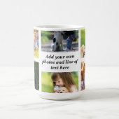 Maak uw eigen fotocollage en tekst magische mok (Midden)