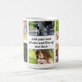 Maak uw eigen fotocollage en tekst magische mok (Midden)