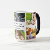 Maak uw eigen fotocollage en tekst magische mok (Voorkant rechts)