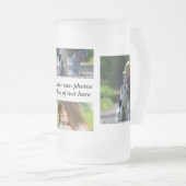 Maak uw eigen fotocollage en tekst matglas bierpul (Voorkant rechts)