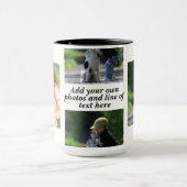 Maak uw eigen fotocollage en tekst mok (Midden)