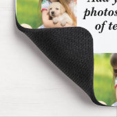 Maak uw eigen fotocollage en tekst muismat (Hoek)