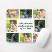 Maak uw eigen fotocollage en tekst muismat (Met muis)