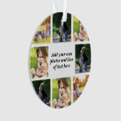 Maak uw eigen fotocollage en tekst ornament (voorkant)