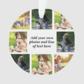 Maak uw eigen fotocollage en tekst ornament (voorkant)