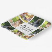 Maak uw eigen fotocollage en tekst papieren bordje (Gebogen)