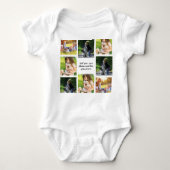 Maak uw eigen fotocollage en tekst romper (Voorkant)