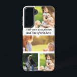 Maak uw eigen fotocollage en tekst samsung galaxy hoesje<br><div class="desc">Maak uw eigen fotocollage en tekst</div>