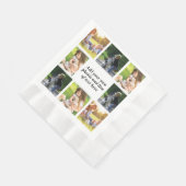 Maak uw eigen fotocollage en tekst servet (Hoek)