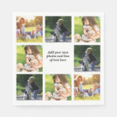 Maak uw eigen fotocollage en tekst servet (Voorkant)