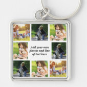 Maak uw eigen fotocollage en tekst sleutelhanger (Voorkant)