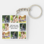 Maak uw eigen fotocollage en tekst sleutelhanger (Achterkant)