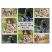 Maak uw eigen fotocollage en tekst snijplank (Voorkant)