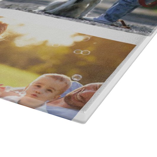 Maak uw eigen fotocollage en tekst snijplank (Hoek)