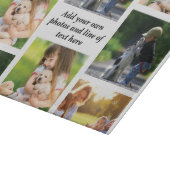 Maak uw eigen fotocollage en tekst snijplank (Hoek)