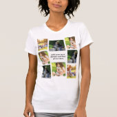Maak uw eigen fotocollage en tekst t-shirt (Voorkant)