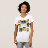 Maak uw eigen fotocollage en tekst t-shirt (Voorkant volledig)