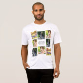 Maak uw eigen fotocollage en tekst t-shirt (Voorkant volledig)