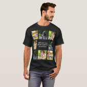 Maak uw eigen fotocollage en tekst t-shirt (Voorkant volledig)