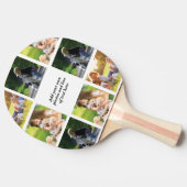 Maak uw eigen fotocollage en tekst tafeltennisbatje (Zijkant)